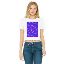 Load image into Gallery viewer, 55 2 Classic Women's Cropped Raw Edge T-Shirt