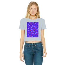 Load image into Gallery viewer, 55 2 Classic Women's Cropped Raw Edge T-Shirt
