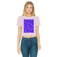 Load image into Gallery viewer, 55 2 Classic Women's Cropped Raw Edge T-Shirt