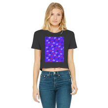 Load image into Gallery viewer, 55 2 Classic Women's Cropped Raw Edge T-Shirt