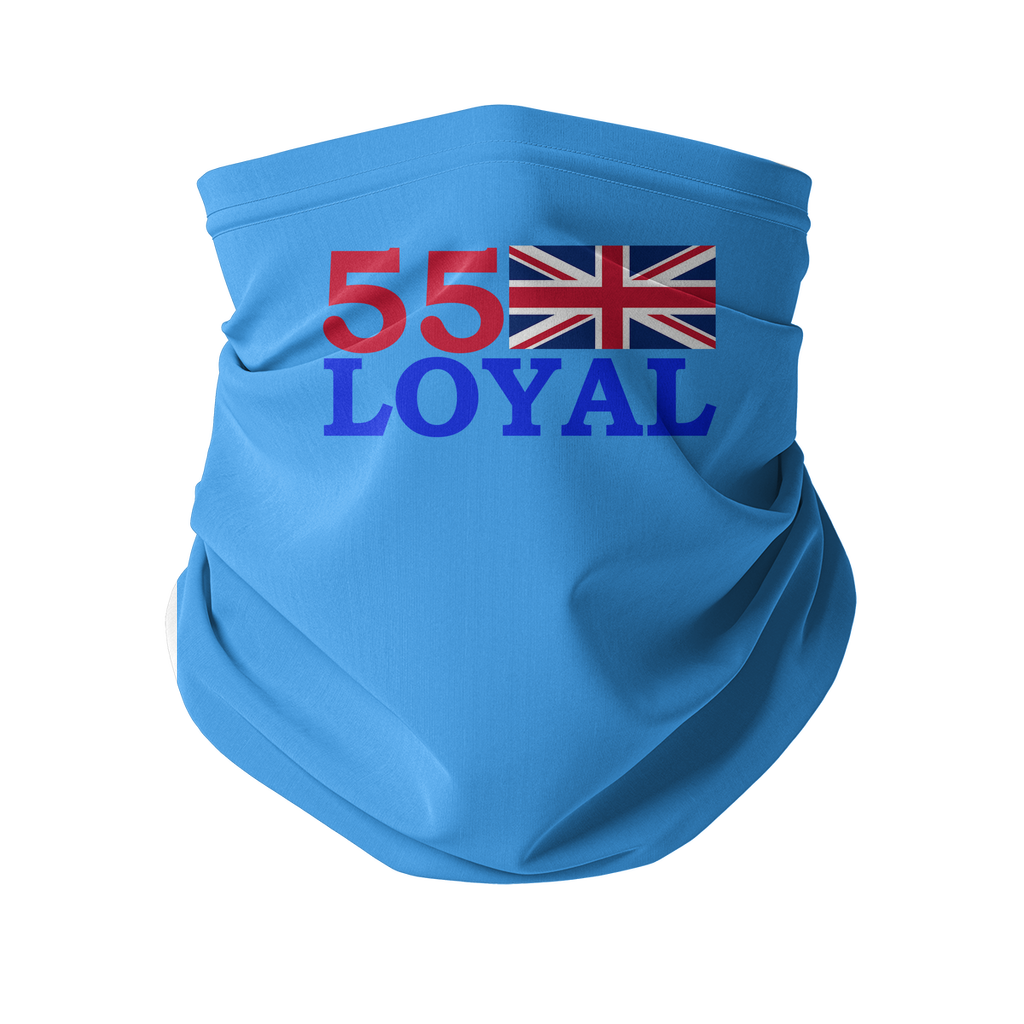 55 logo 55 loyal Neck Gaiter