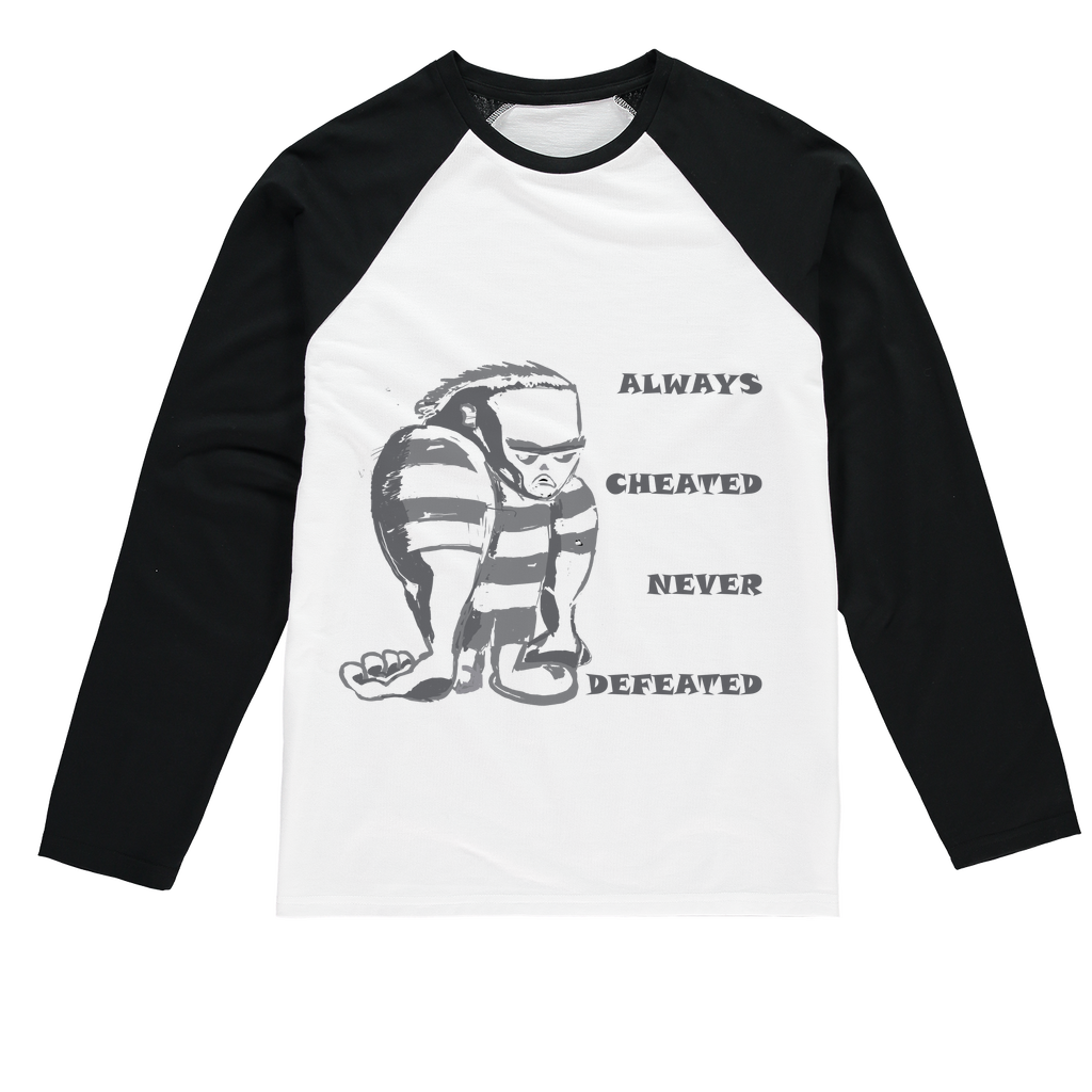 ALWAYS CHEATED 3 Sublimation Baseball Long Sleeve T-Shirt