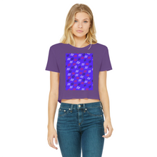 Load image into Gallery viewer, 55 2 Classic Women&#39;s Cropped Raw Edge T-Shirt
